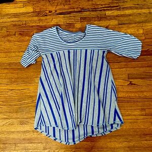 Blue stripped shirt